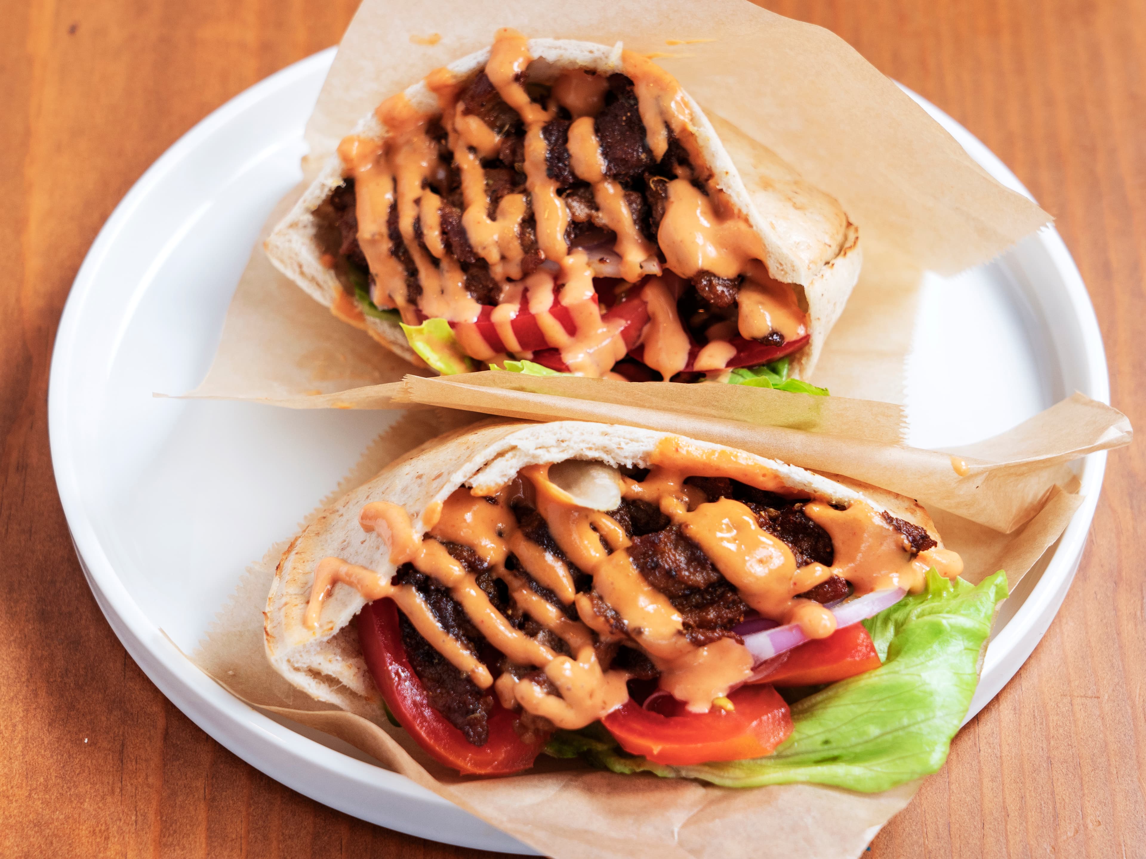 Spicy Vegan Doner Kebab with Next Yakiniku